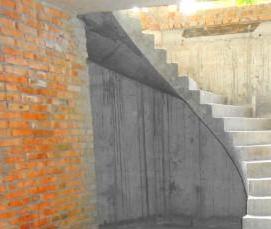 Перила для лестницы из бетона - тип 3