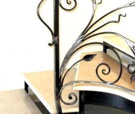 Перила из каната для лестницы - тип 1