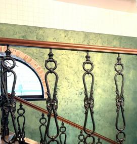 Перила из латуни - модель 1