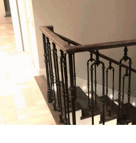 Перила из латуни - модель 4