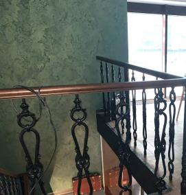 Перила из латуни - модель 3