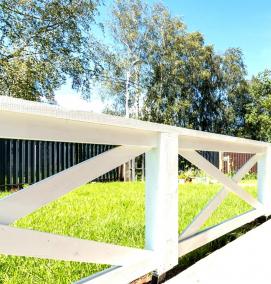 Перила крестом - тип 3