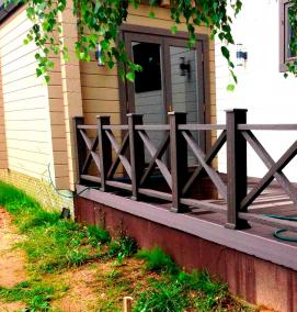 Перила крестом - тип 2