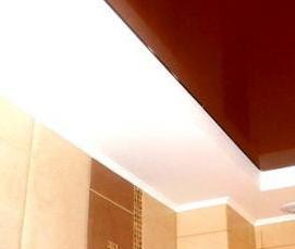 Перламутровый натяжной потолок - модель 4