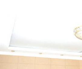 Персиковый натяжной потолок - тип 1