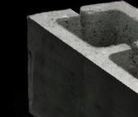 Пескоцементный блок пустотелый - вариант 1