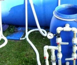 Песок для бассейновых фильтров - вариант 2