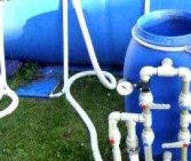 Песок для песочного фильтра в бассейн - модель 1