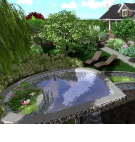 Планировка дачного участка 4 сотки - модель 2