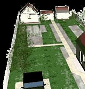 Планировка дачного участка 5 соток - модель 3