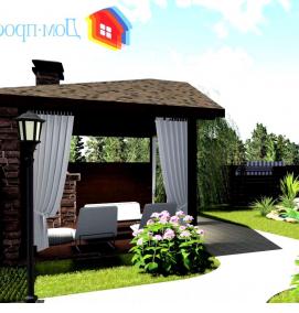 Планировка дачного участка - вариант 3