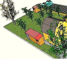 Планировка плодового участка - тип 3