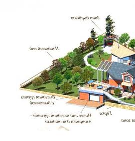 Планировка треугольного участка - вариант 2