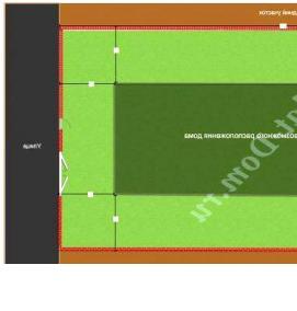 Планировка участка 20 на 40 метров - вариант 4
