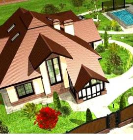 Планировка участка 20 на 40 метров - вариант 2