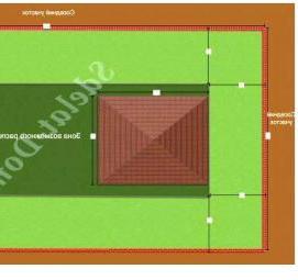 Планировка участка 25 на 40 метров - модель 3