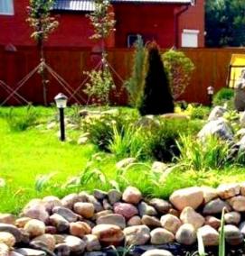 Планировка участка 30 соток - модель 3