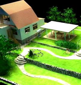 Планировка участка 30 соток - модель 2