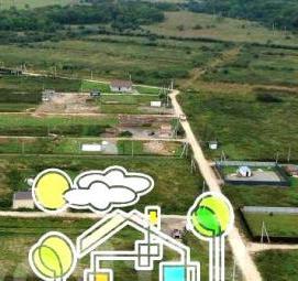 Планировка участка ИЖС - модель 2