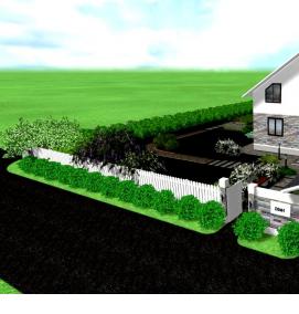 Планировка жилого участка 15 соток - модель 2