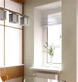 Пластиковая балконная дверь без стекла - модель 4