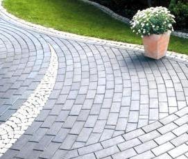 Пластиковая тротуарная плитка для дачи - тип 3