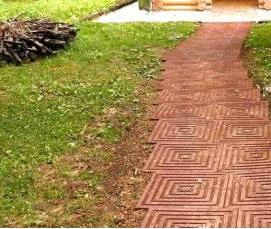 Пластиковая тротуарная плитка - тип 4