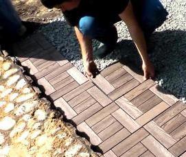 Пластиковая тротуарная плитка - тип 3