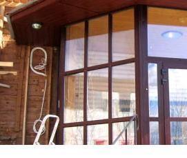 Пластиковая входная группа в частный дом - модель 4