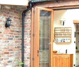 Пластиковая входная группа в частный дом - модель 3