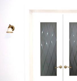 Пластиковые двери купе межкомнатные - тип 2