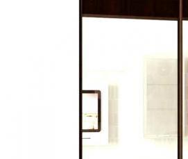 Пластиковые двери купе - вариант 3