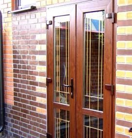 Пластиковые двери входные для бани - тип 2