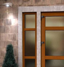 Пластиковые двери входные - тип 1