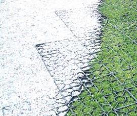 Пластиковые газонные решетки для парковки - вариант 4