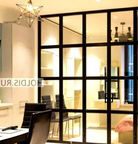 Пластиковые межкомнатные перегородки - модель 4