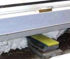 Пластиковые окна на зимнее время - модель 3