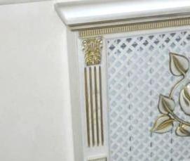 Пластиковые окна с декоративной решеткой - тип 3