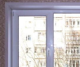 Пластиковые окна внизу - модель 3