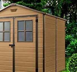 Пластиковые сараи хозблоки российского производства - тип 3