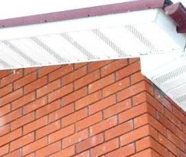 Пластиковые софиты для подшивки кровли - тип 2