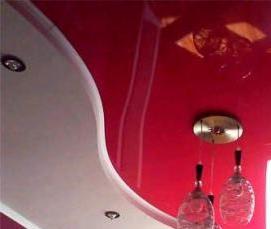 Пленочный натяжной потолок - тип 3