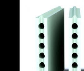 Плита гипсовая пазогребневая 667x500x80 мм - тип 1