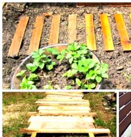 Плитка для дорожек между грядками - тип 2