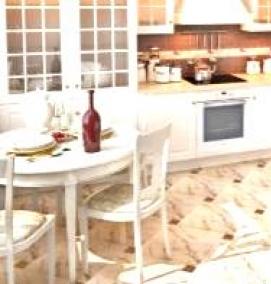 Плитка керамическая напольная бежевая - тип 4