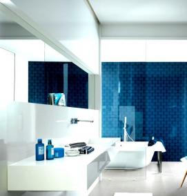 Плитка керамическая синяя - тип 4