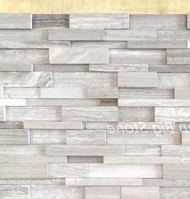 Плитка мозаика белая - вариант 1