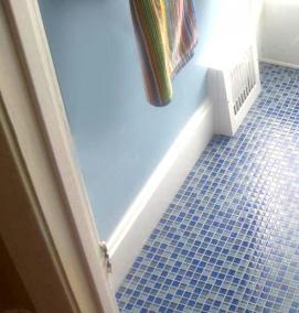 Плитка мозаика для пола душевой кабины - модель 4