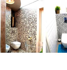 Плитка мозаика для туалета - тип 2