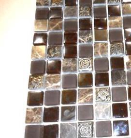 Плитка мозаика фиолетовая - модель 1